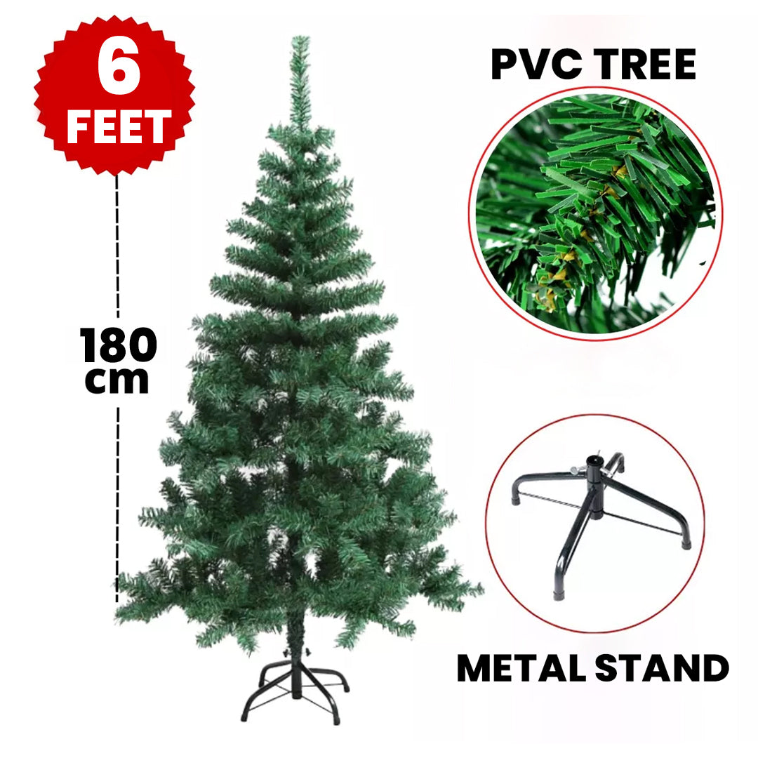 Christmas Tree Mixed Leaf - 180cm (6 ft)