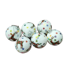 Christmas Tree Hanging Balls - 6 pcs