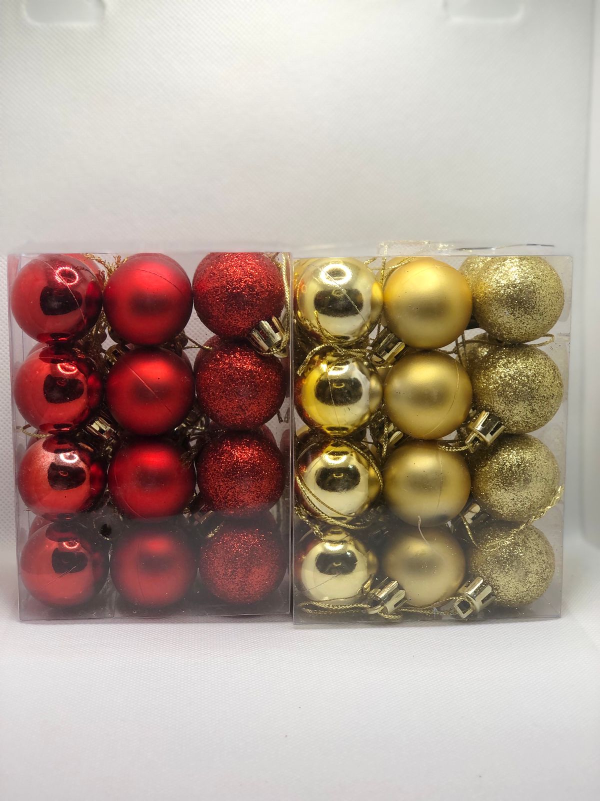 Christmas Party DIY Plastic Balls - 24 pcs