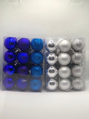 Christmas Party DIY Plastic Balls - 24 pcs