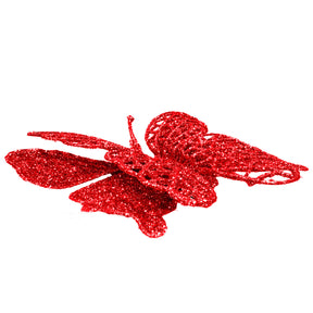 Double-Layered Red Butterflies - 3 Pack