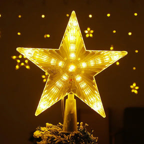 Christmas Tree Topper Star with Lights