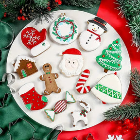 12-Piece Christmas Cookie Cutters Set