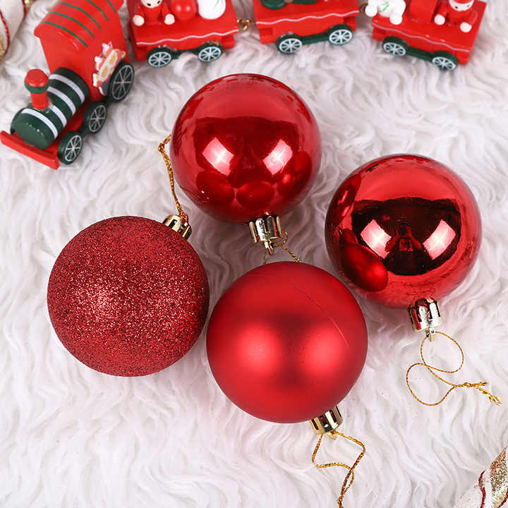 Christmas Party DIY Plastic Balls - 24 pcs